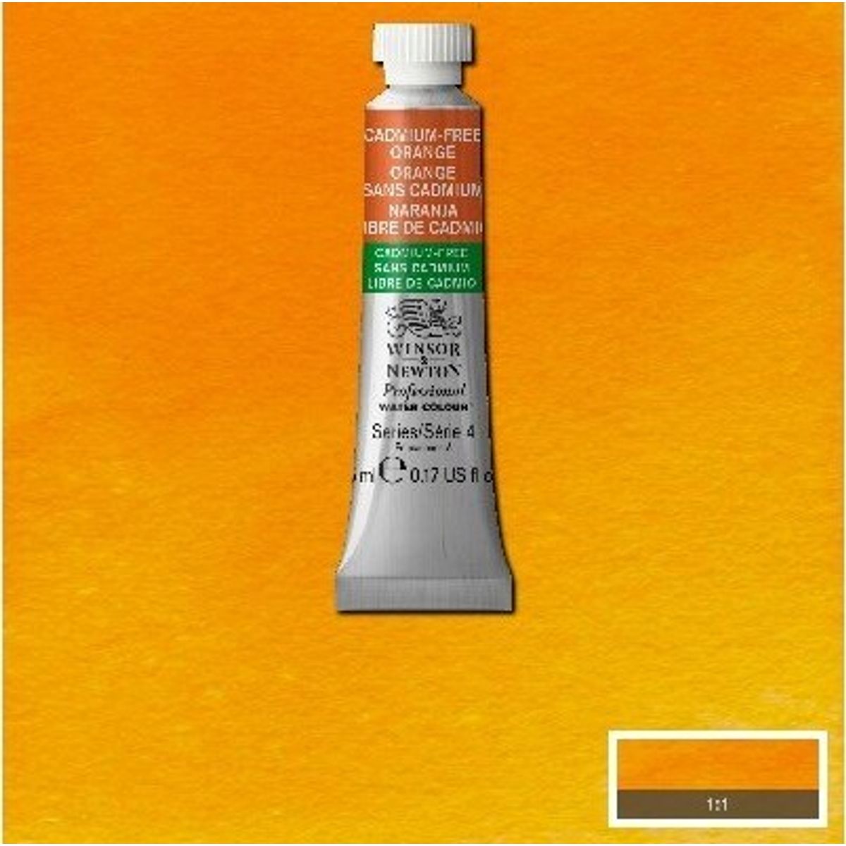 Winsor & Newton - Akvarelfarve - Cadmium Free Orange 5 Ml