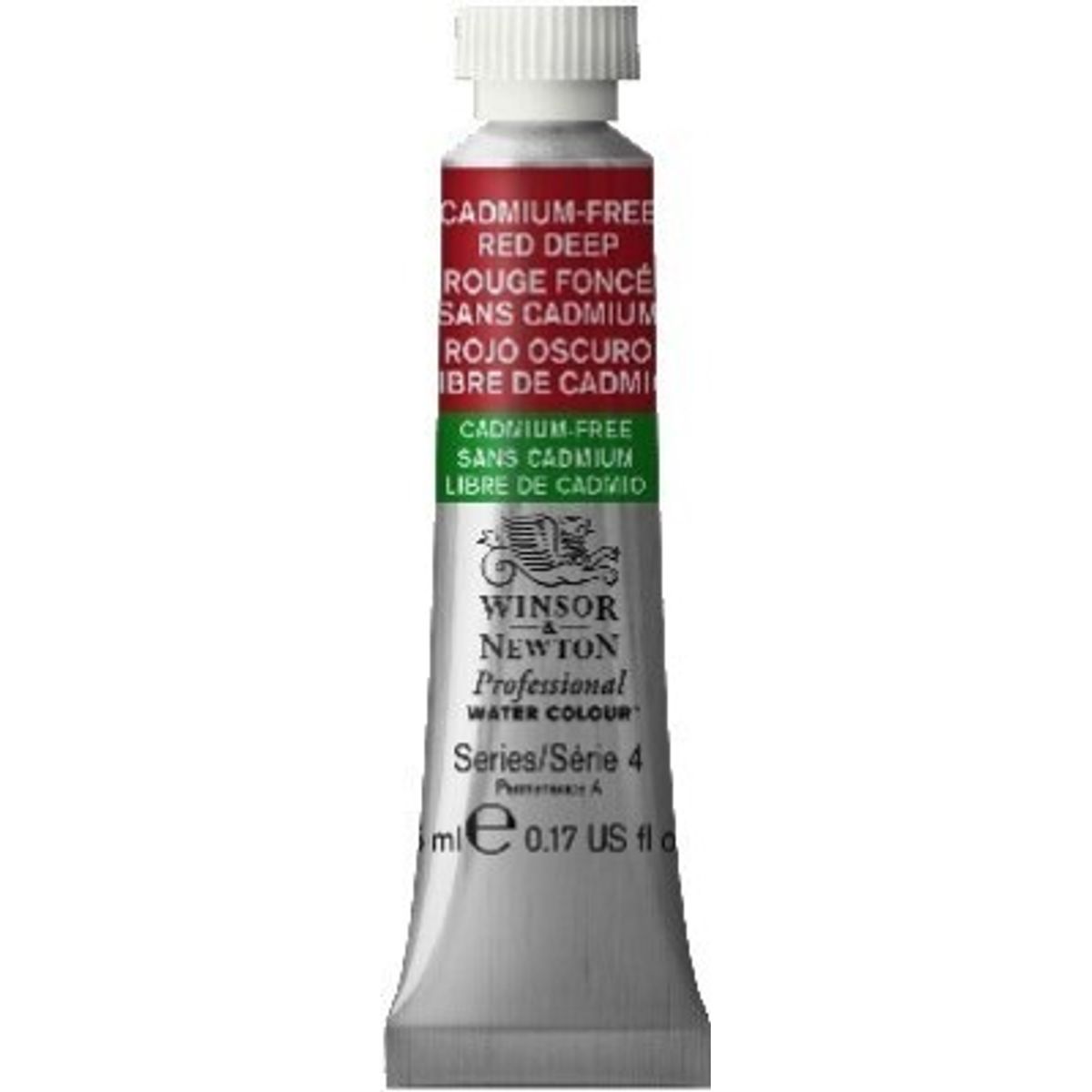 Winsor & Newton - Akvarelfarve - Cadmium Free Red Deep 5 Ml