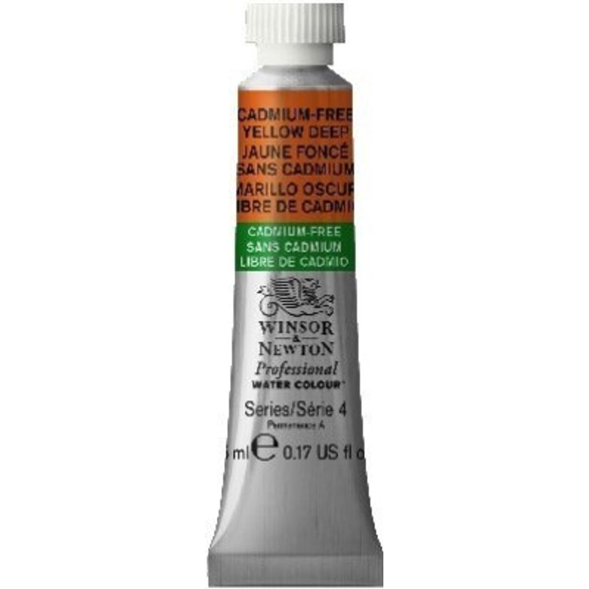 Winsor & Newton - Akvarelfarve - Cadmium Free Yellow Deep 5 Ml