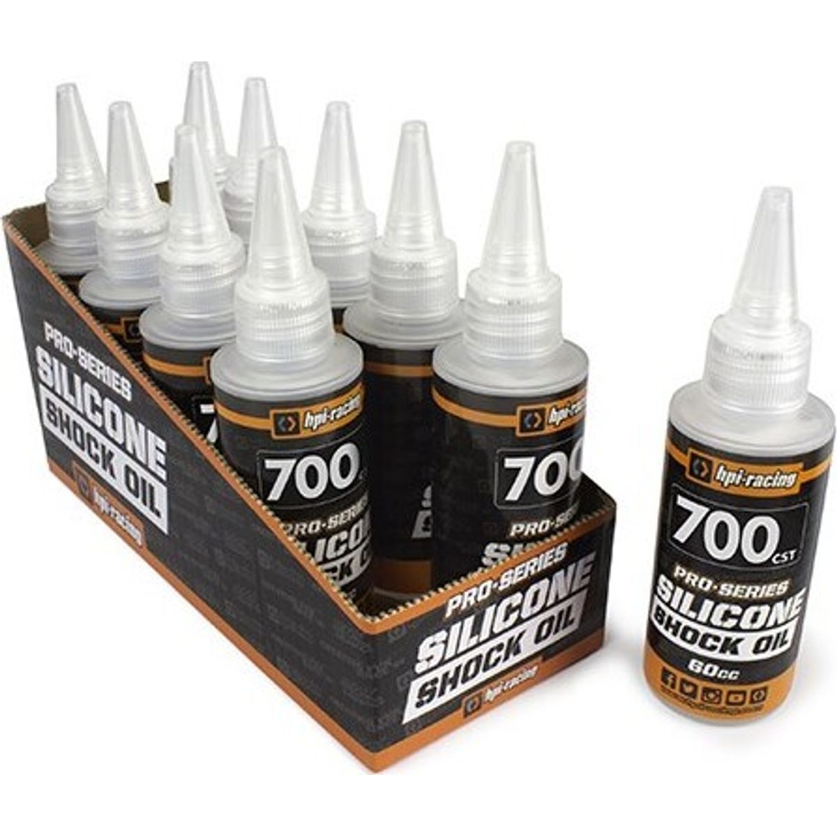 Pro-series Silicone Shock Oil 700cst (60cc) - Hp160387 - Hpi Racing