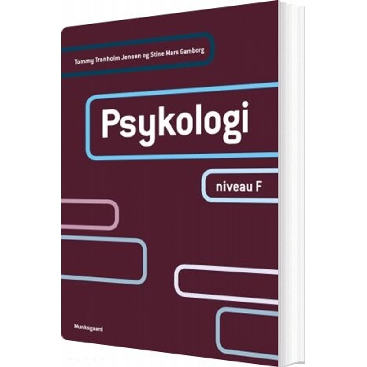 Psykologi, Niveau F - Stine Mars Gamborg - Bog