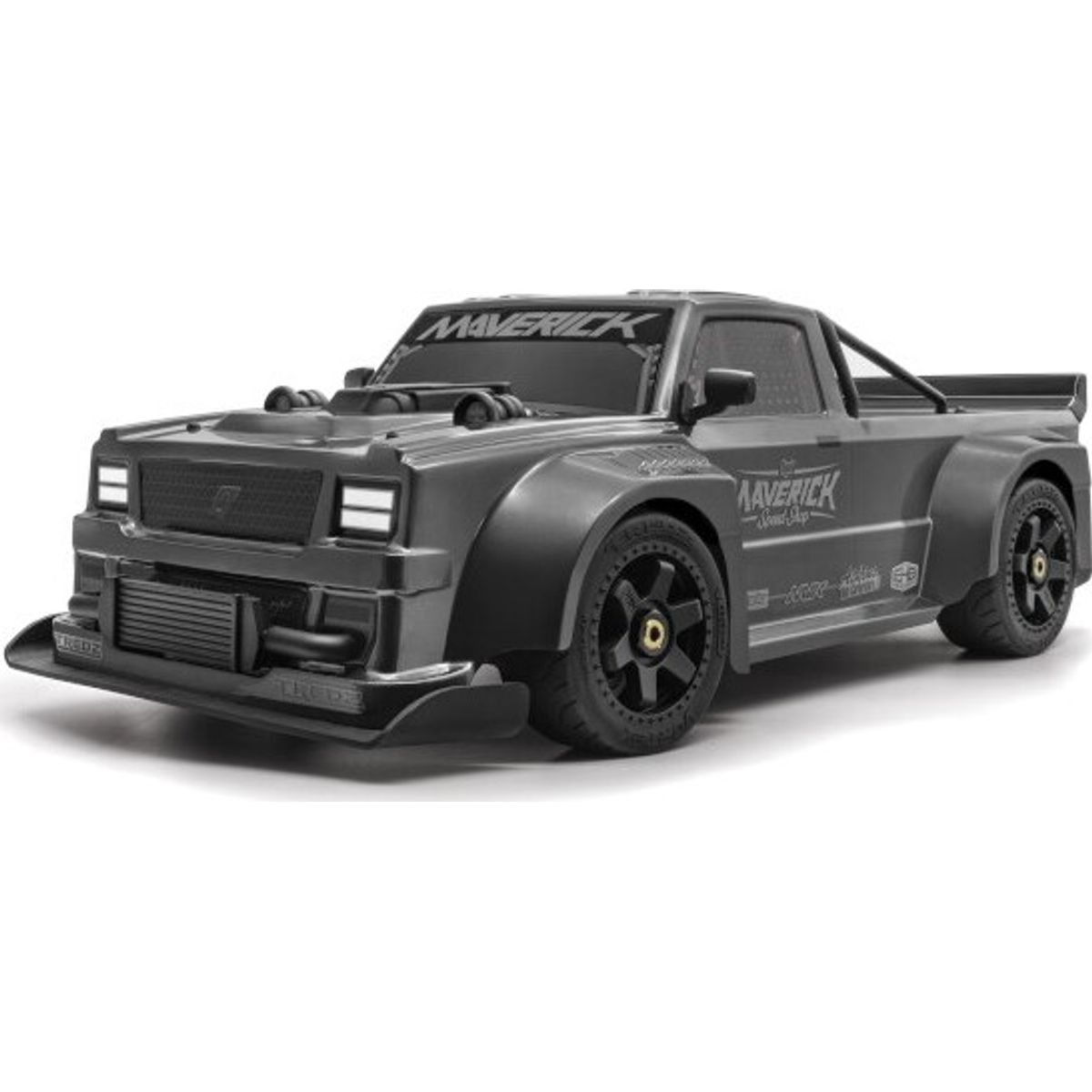 Quantumr Race Truck Body (grey) - Mv150353 - Maverick Rc