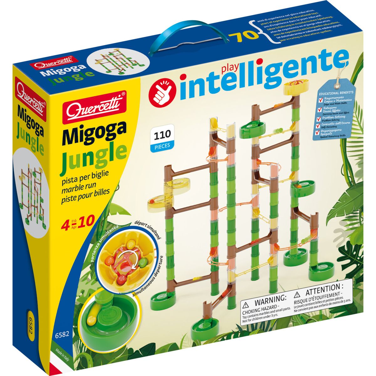 Quercetti - Migoga Jungle Kuglebane - (qu-6582)