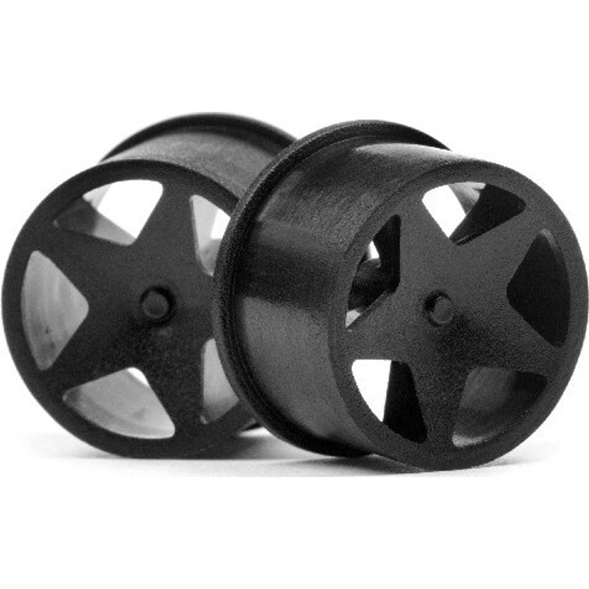 Q32 Super Star Wheel Set F/r (blk/18x10/18x14/4pcs - Hp114276 - Hpi Racing