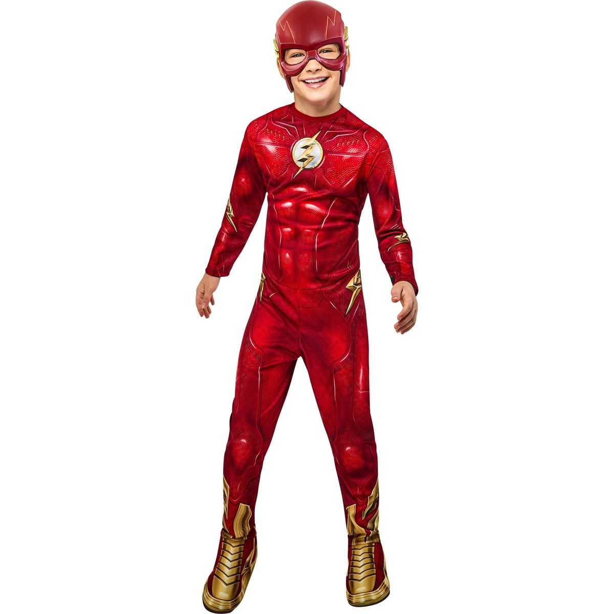 The Flash Kostume Til Børn - Dc Comics - 7-8 år - Rubies