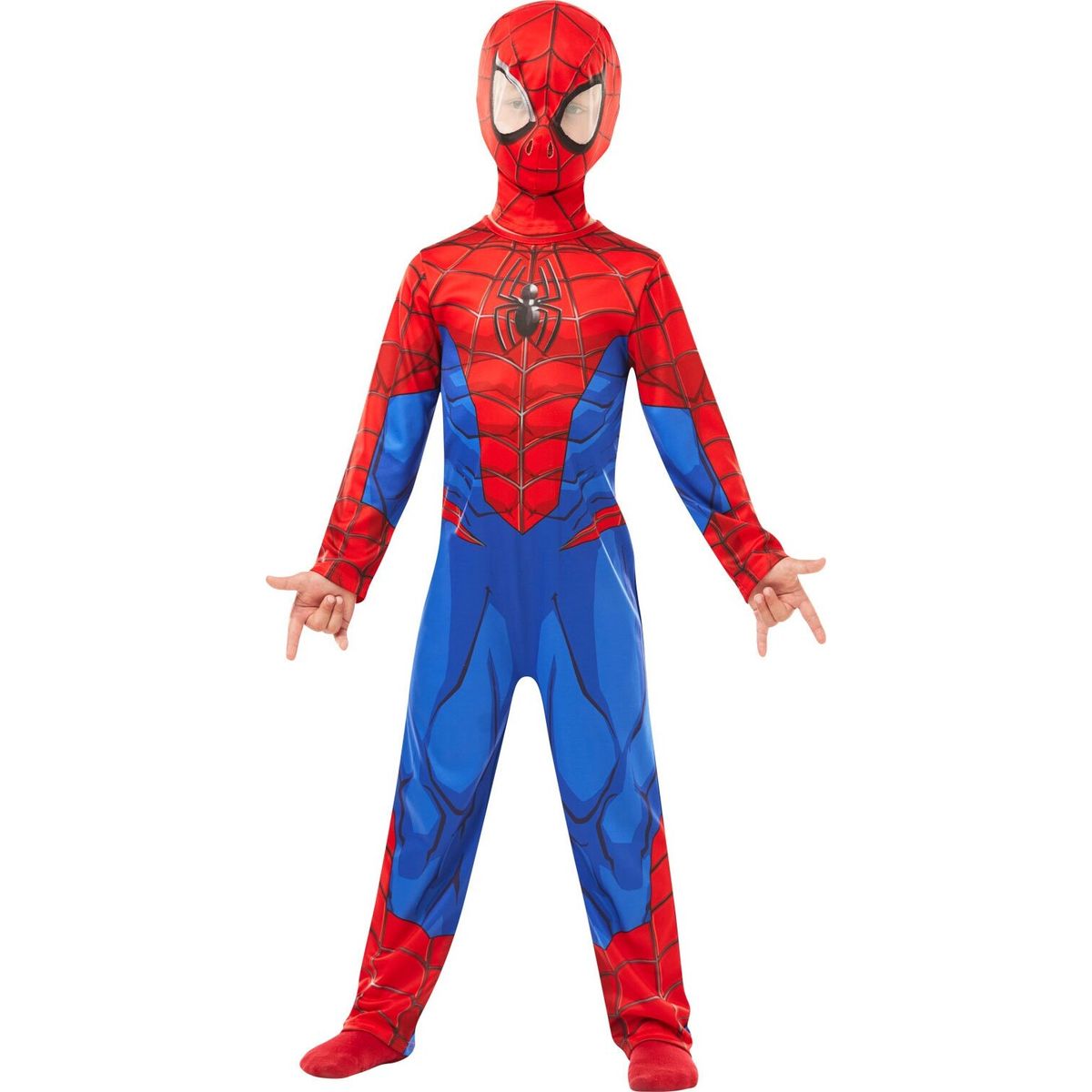 Spiderman Kostume Til Børn - 128 Cm - Rubies