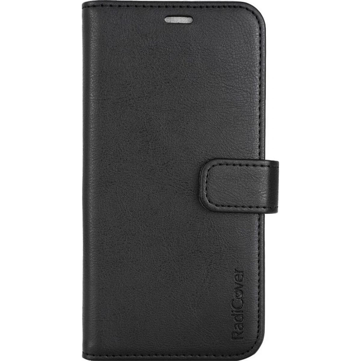 Radicover - Strålingsbeskyttelse Wallet Vegansk Læder Iphone 14 Pro Flipcover Sort