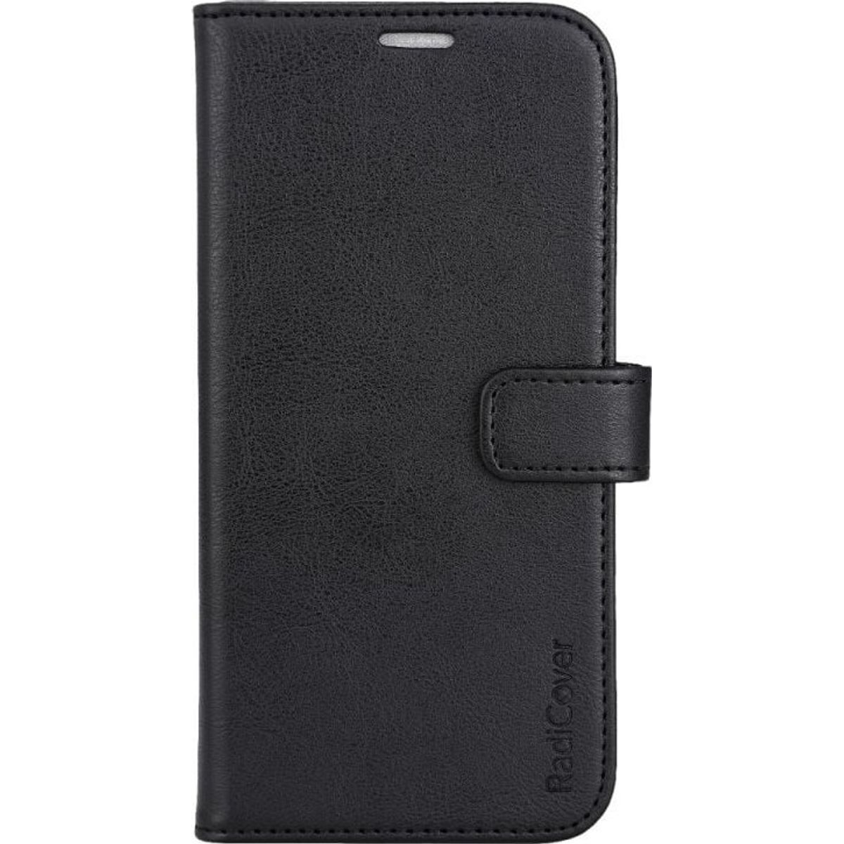 Radicover - Strålingsbeskyttelse Wallet Vegansk Læder Iphone 15 Plus Flipcover Sort Pu