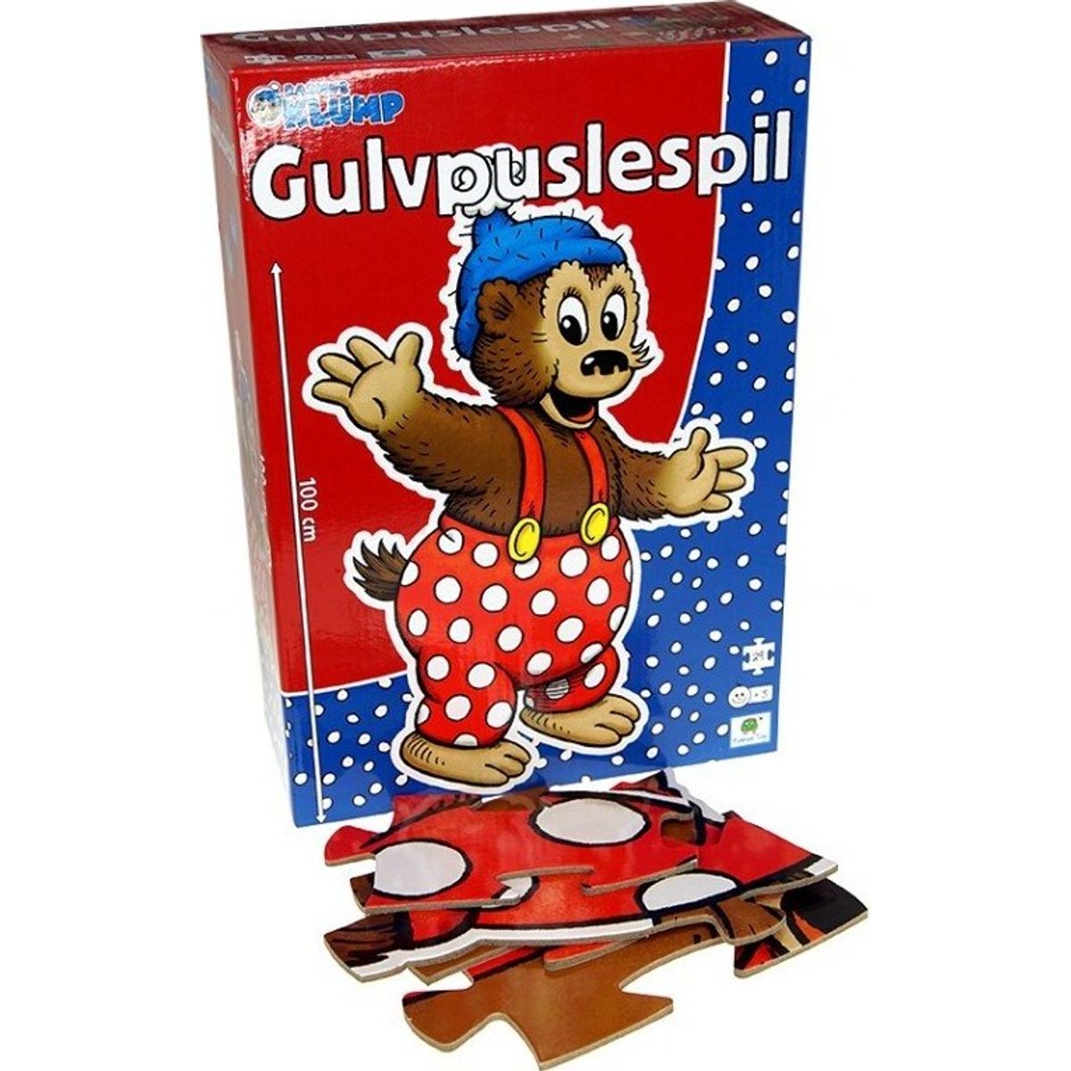 Rasmus Klump Gulvpuslespil - 100 Cm.