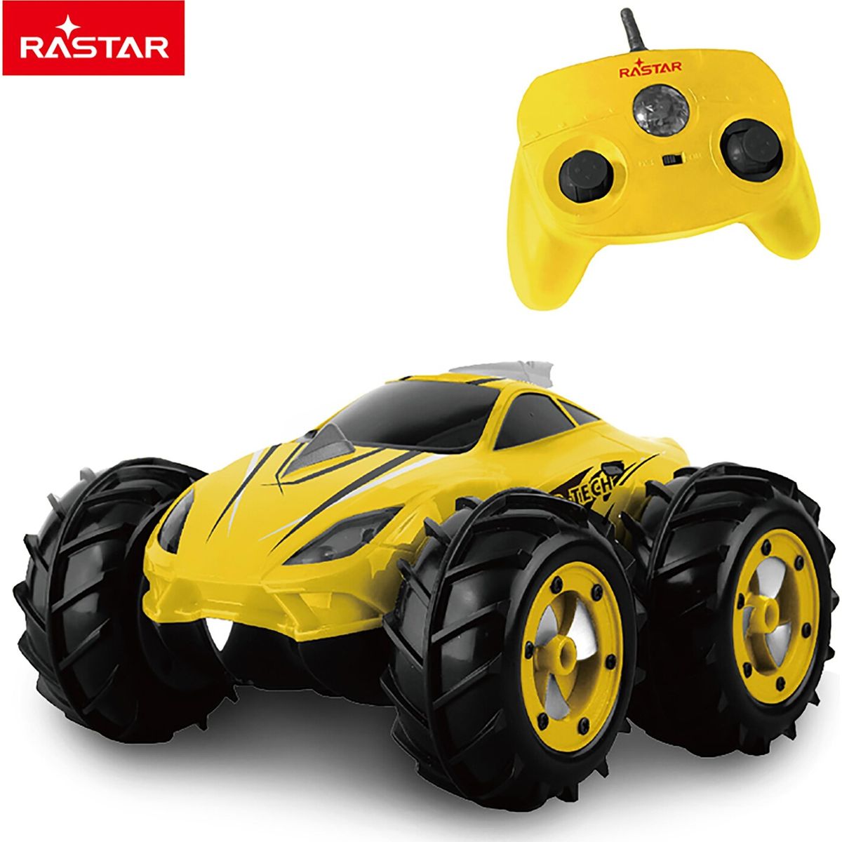 Rastar - Fjernstyret Bil - Rc Amphibious Stunt Car - 2,4ghz