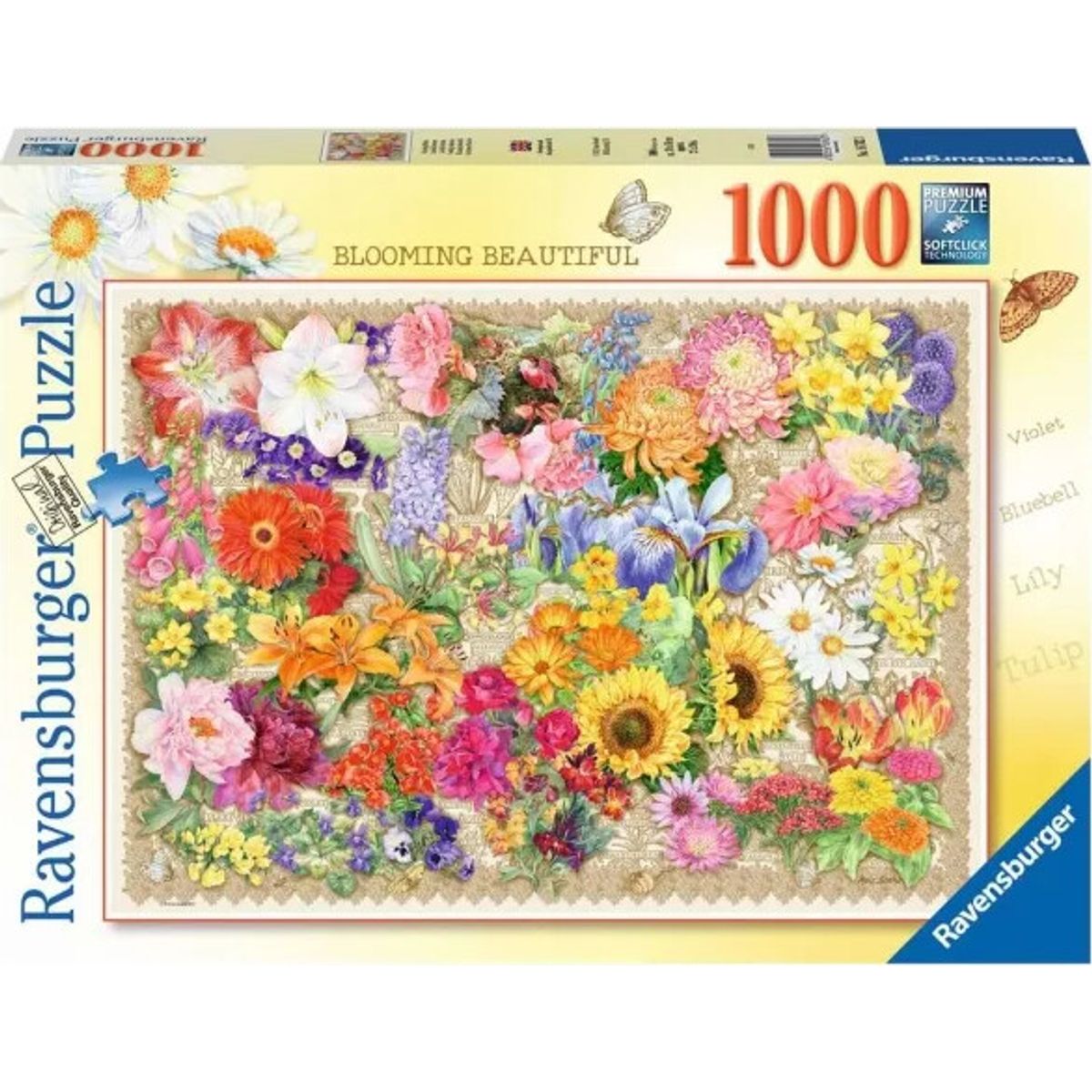 Ravensburger Puslespil - Blooming Beautiful - 1000 Brikker