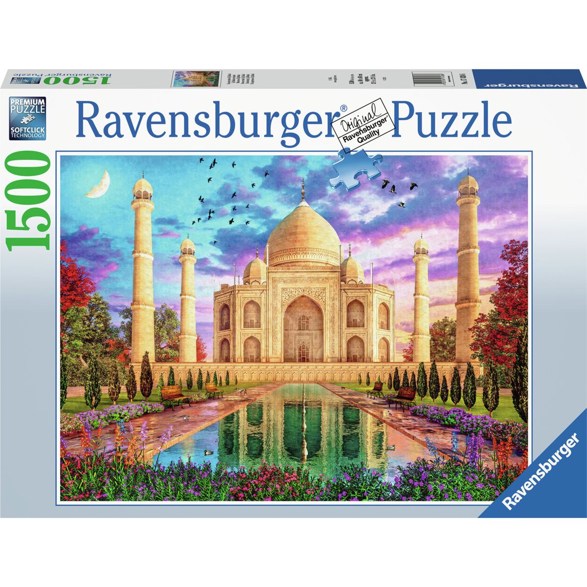 Ravensburger Puslespil - Taj Mahal - 1500 Brikker