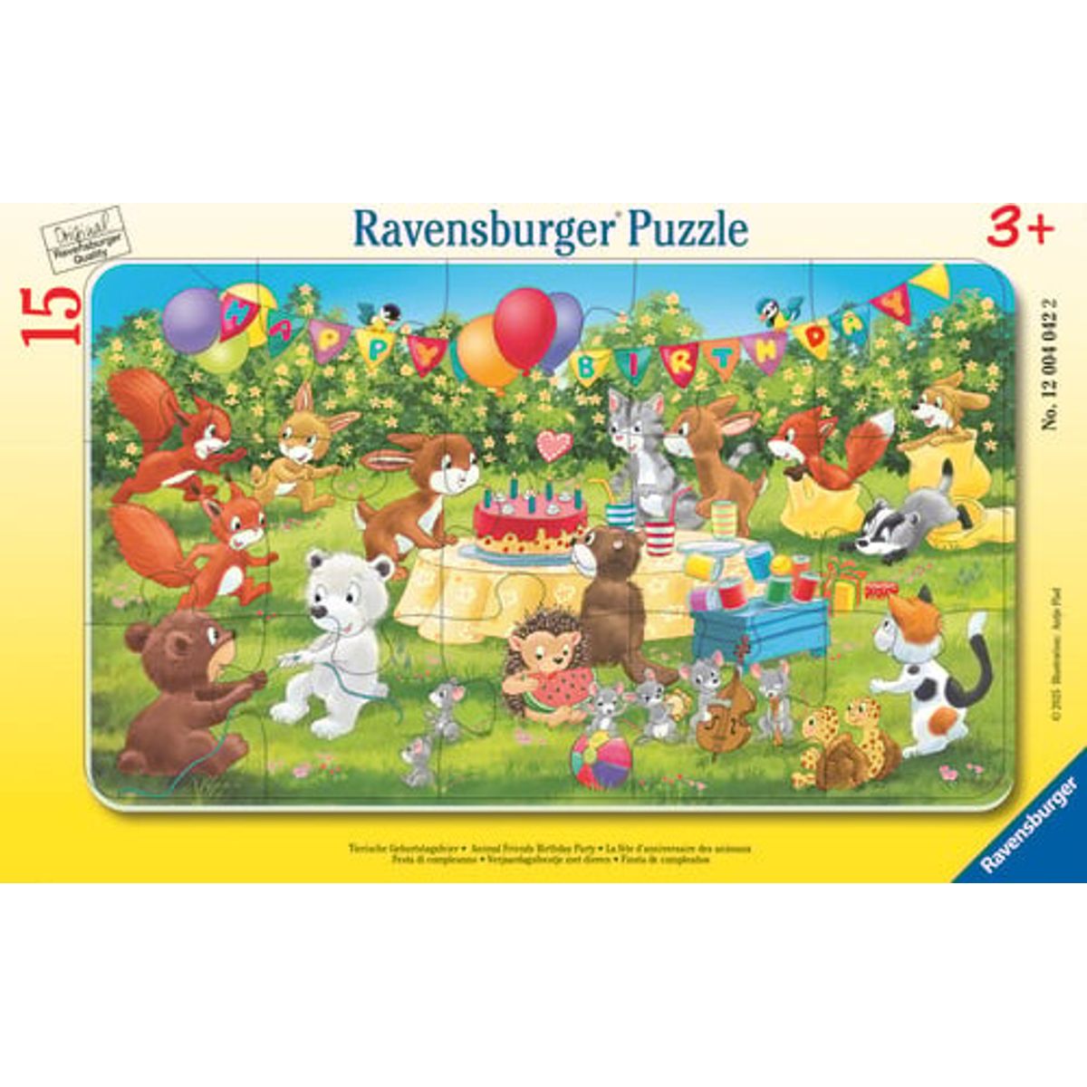 Ravensburger - Animal Birthday Party 15 Brikker