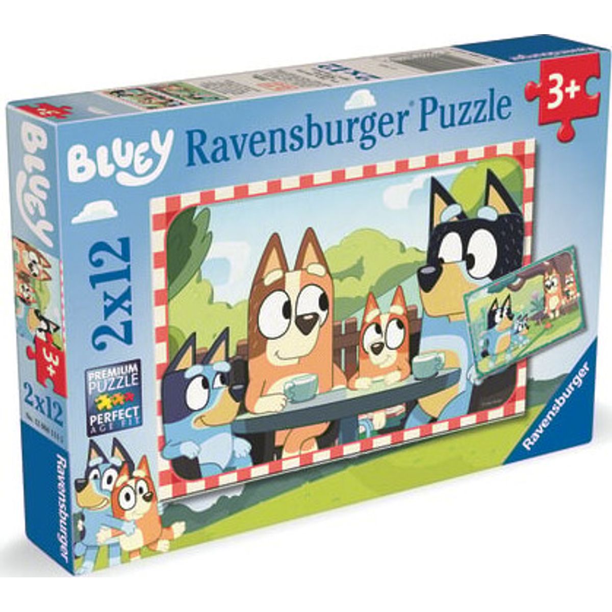 Ravensburger - Bluey 2x12 Brikker