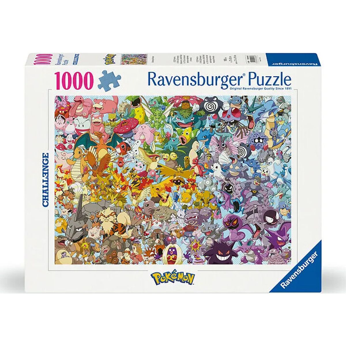 Pokémon Puslespil - Challenge - 1000 Brikker - Ravensburger