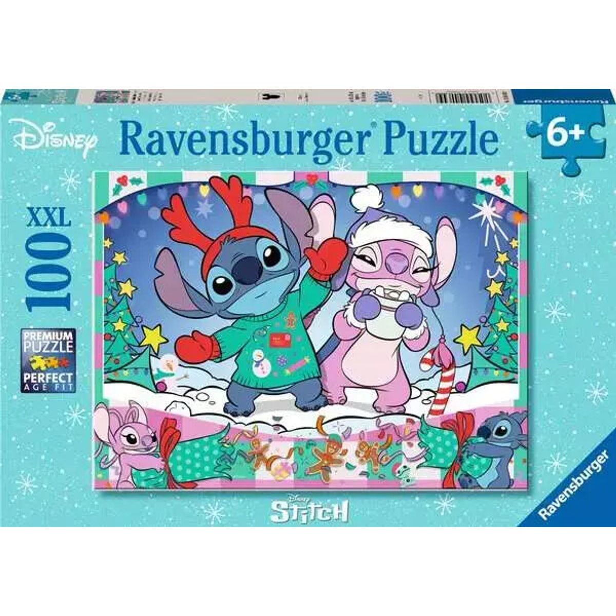 Ravensburger - Disney Stitch Christmas - 100 Brikker