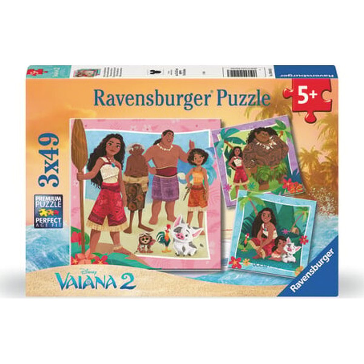 Ravensburger - Disney Vaiana 2 3x49 Brikker