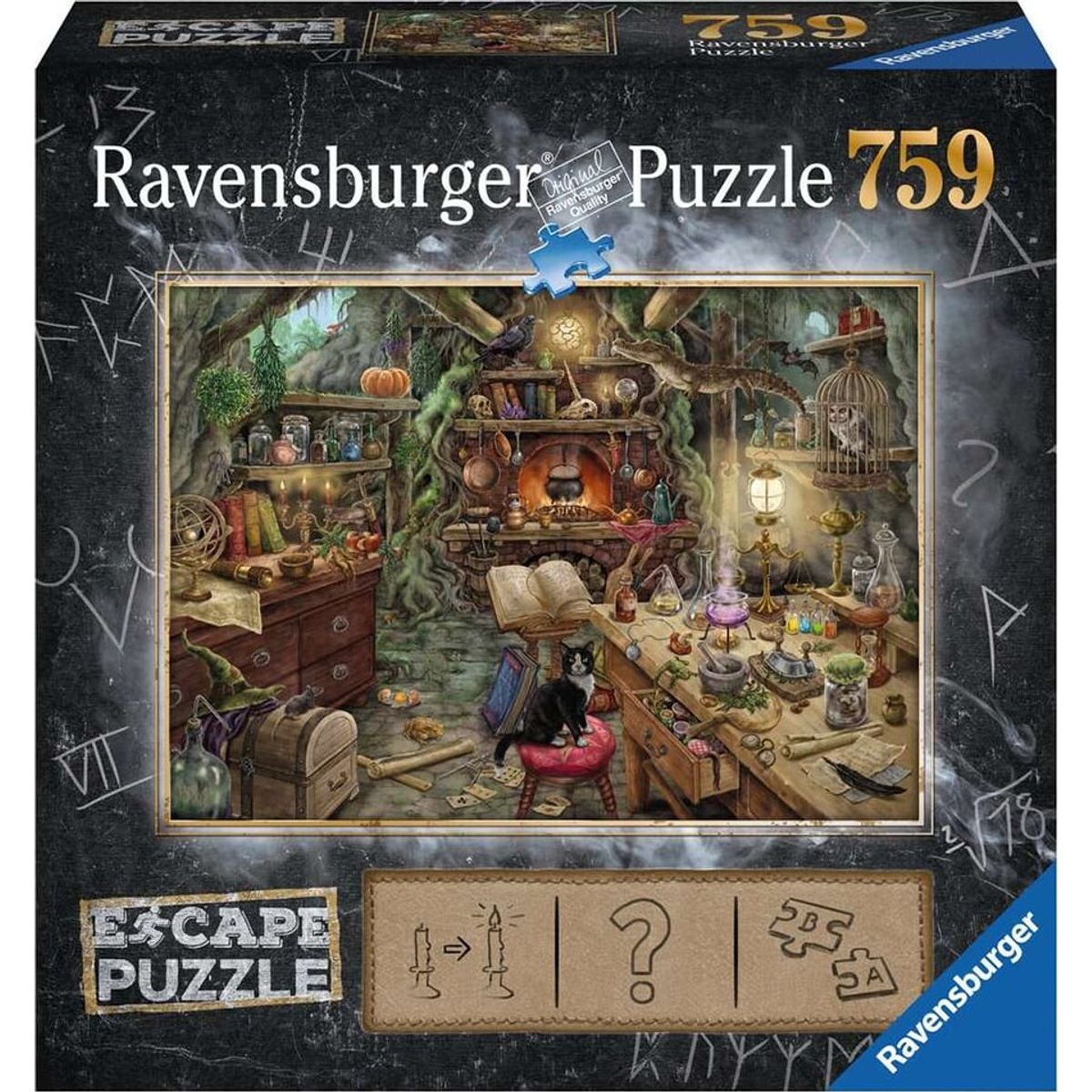 Ravensburger Escape Puzzle - Puslespil Med 759 Brikker - Hekse-køkken