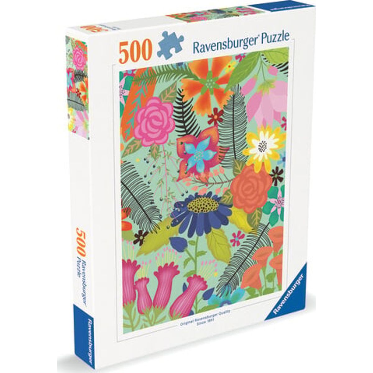 Ravensburger - Flower Jungle - 500 Brikker