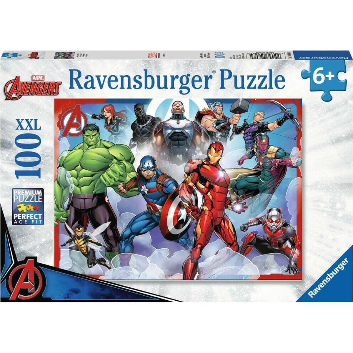 Avengers Puslespil - Marvel - Ravensburger - 100 Xxl Brikker