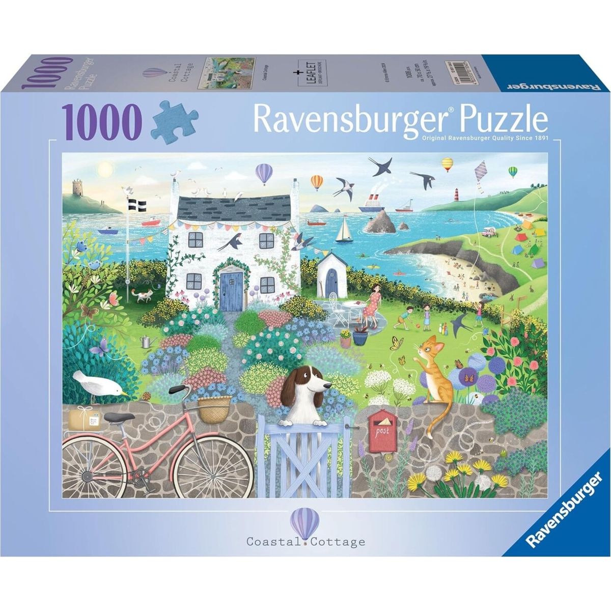 Ravensburger Puslespil - Coastal Cottage - 1000 Brikker