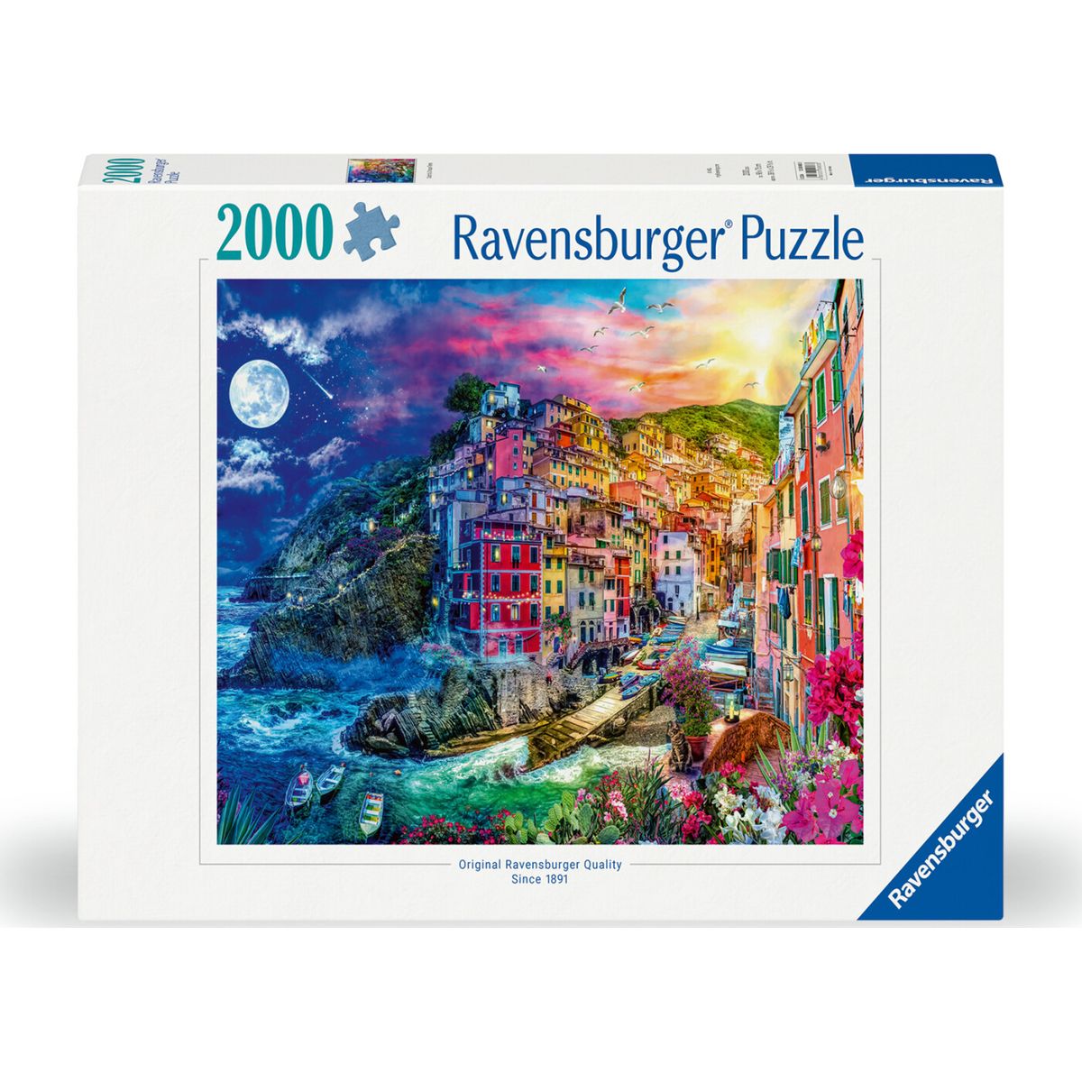 Ravensburger Puslespil - Farverige Cinque Terre - 2000 Brikker