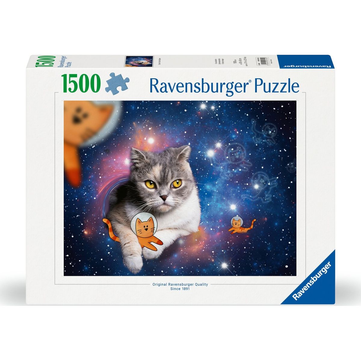 Ravensburger Puslespil - 1500 Brikker - Katte I Rummet