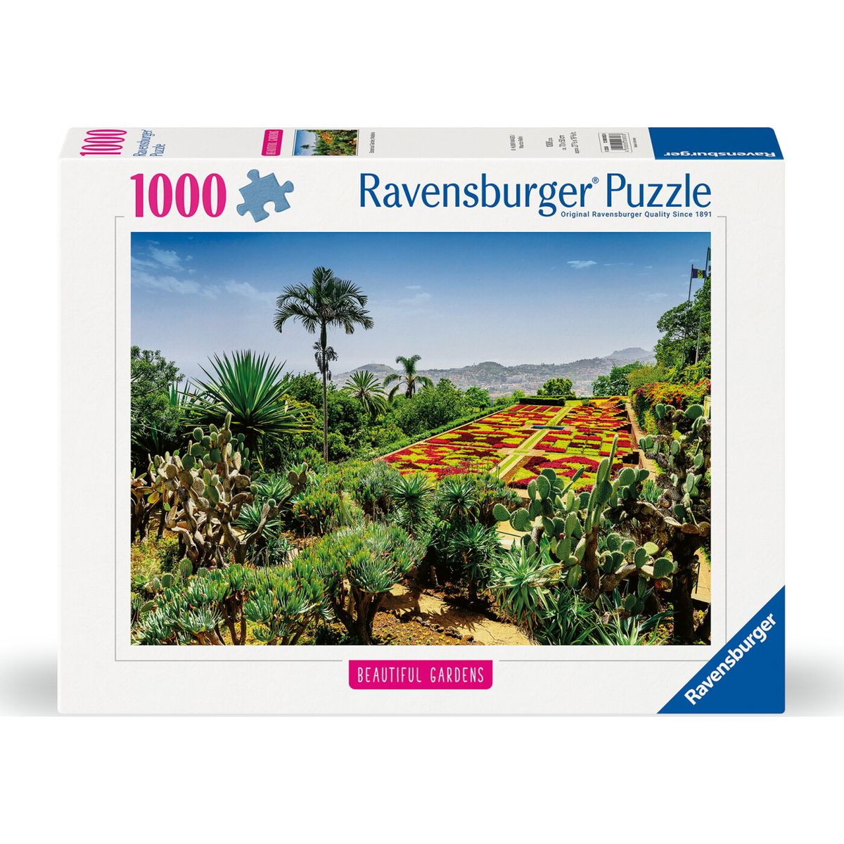 Ravensburger Puslespil - Beautiful Gardens - Botanisk Have Madeira - 1000 Brikker