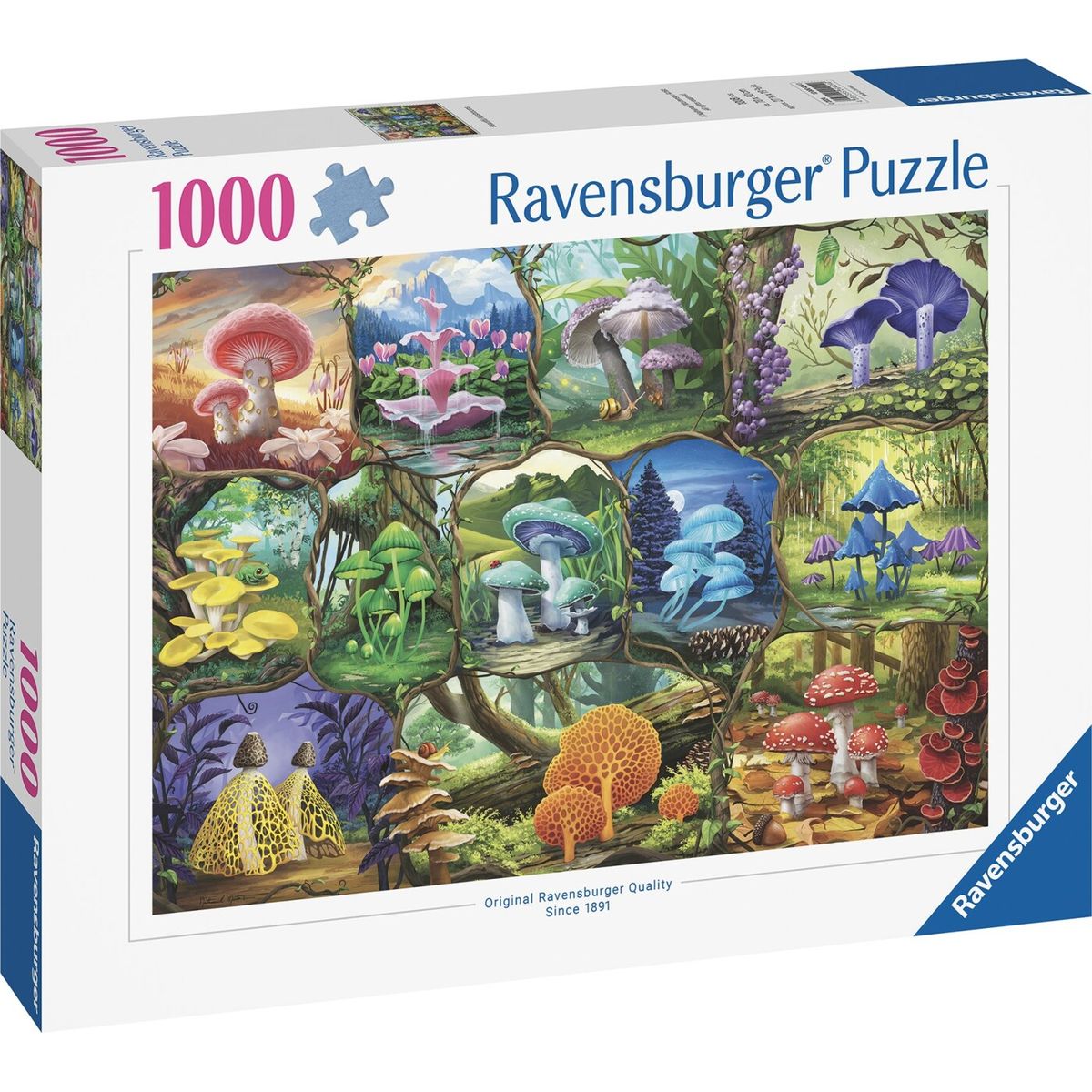 Ravensburger Puslespil - Beautiful Mushrooms - 1000 Brikker