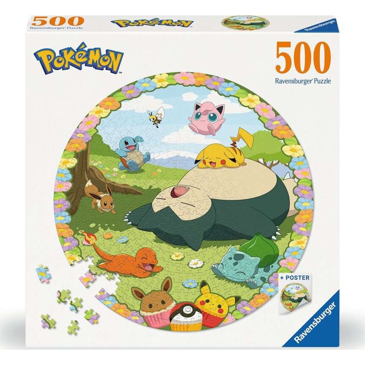 Pokémon Puslespil - Blooming - 500 Brikker - Ravensburger