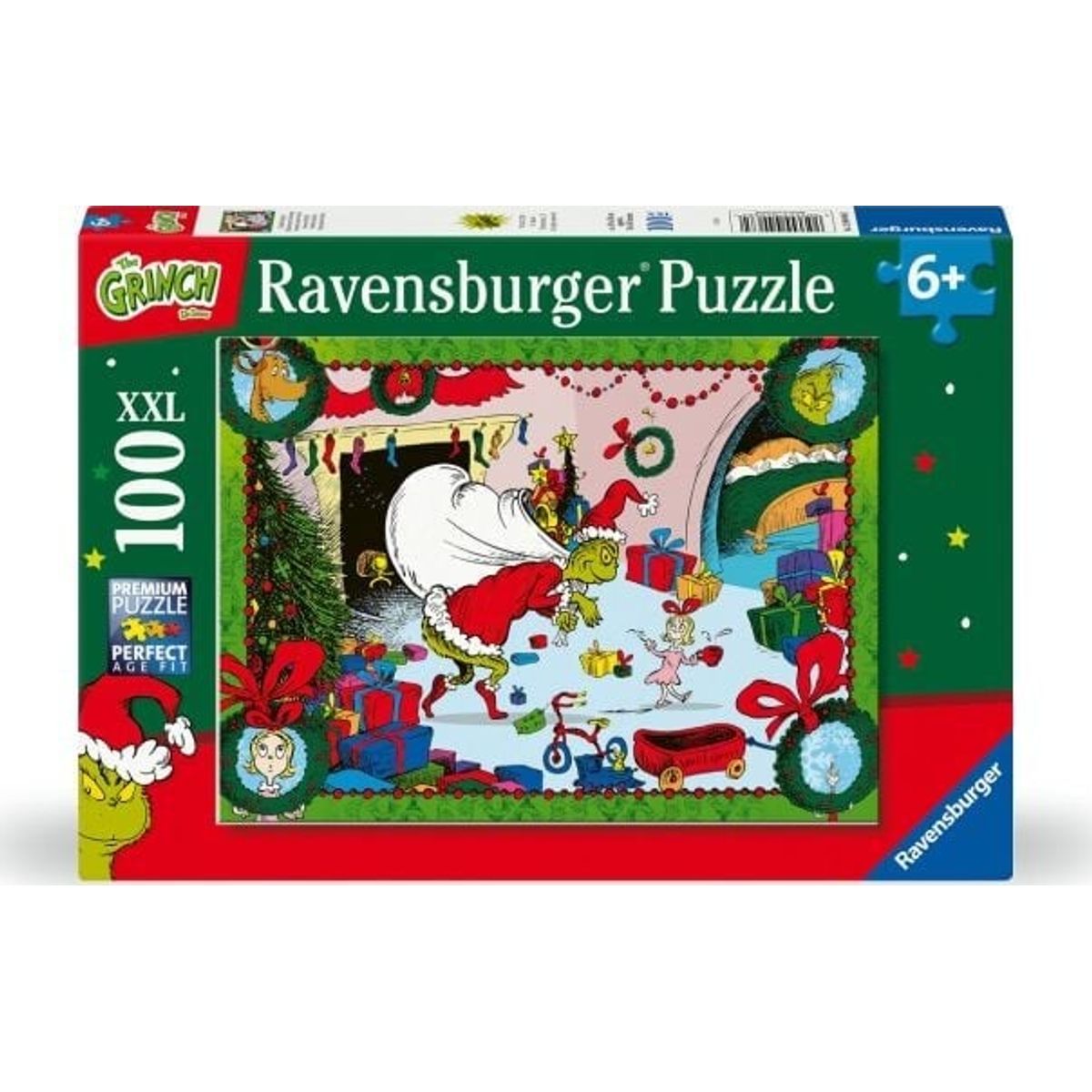 Ravensburger Puslespil - The Grinch - 100 Xxl Brikker