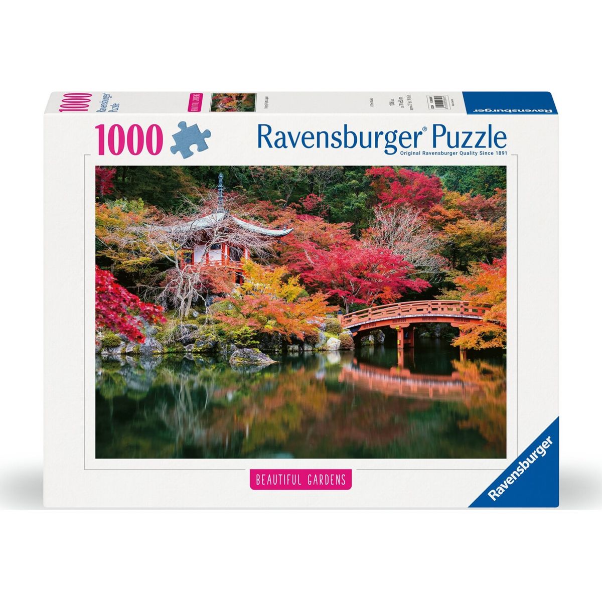 Ravensburger Puslespil - 1000 Brikker - Daigo-ji Kyoto Japan