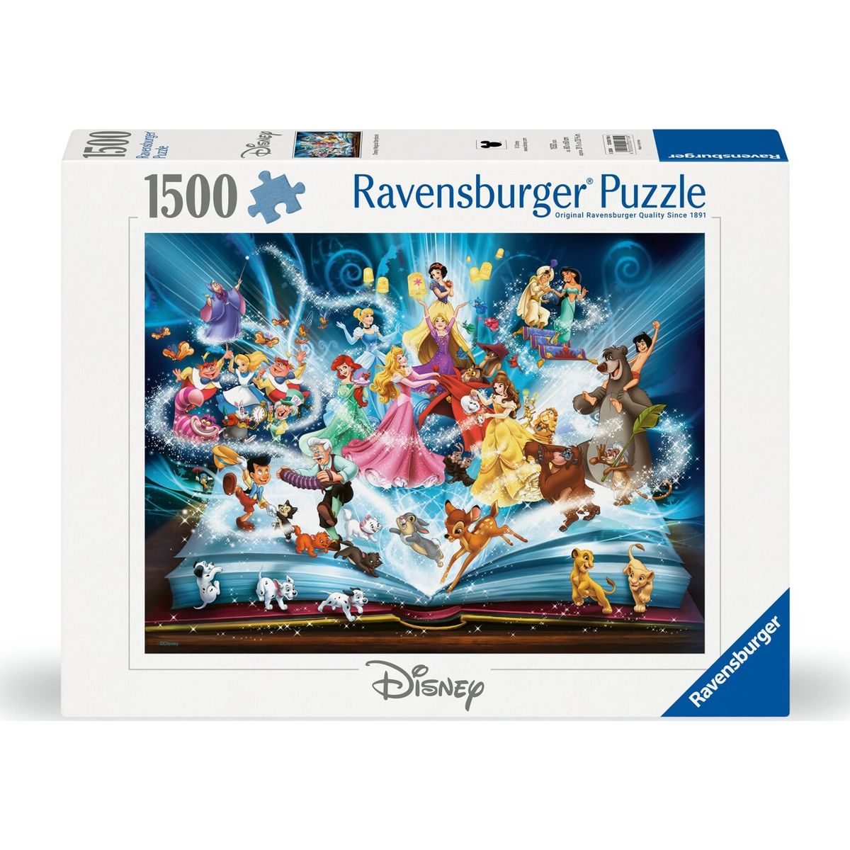 Ravensburger Puslespil - Disney Magical Storybook - 1500 Brikker