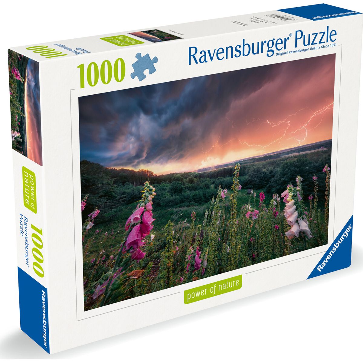 Ravensburger Puslespil - Power Of Nature - Torden - 1000 Brikker