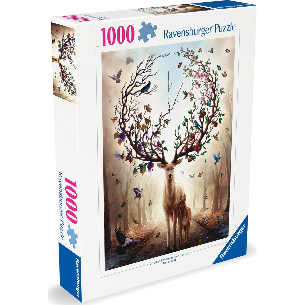 Ravensburger Puslespil - Fantasy Deer - 1000 Brikker