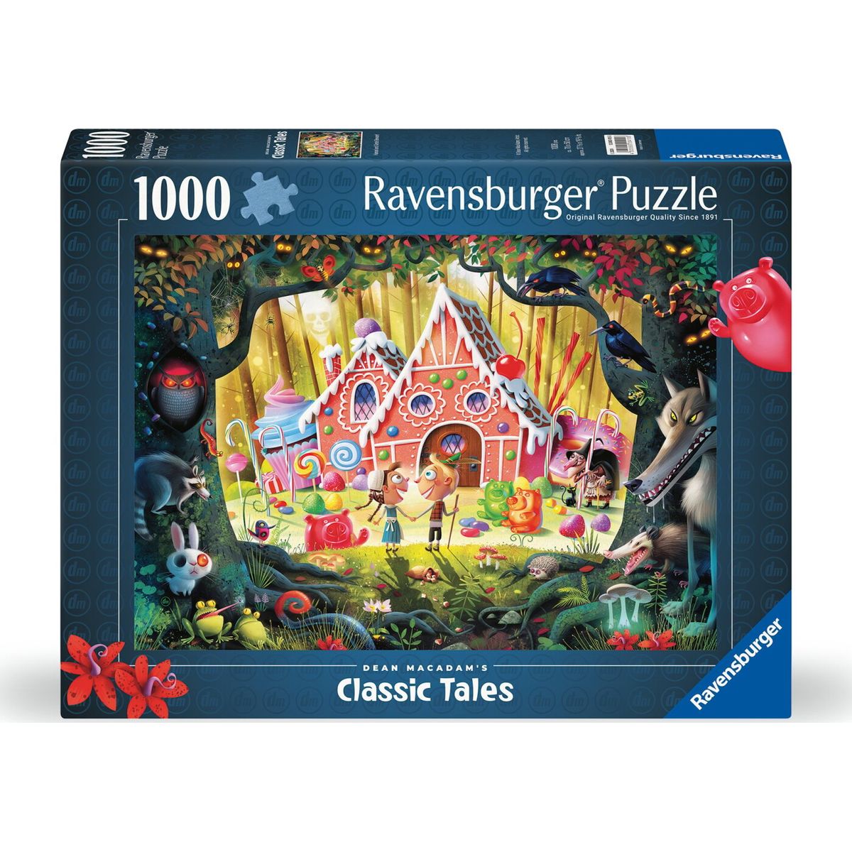 Ravensburger Puslespil - Hansel And Gretel - 1000 Brikker