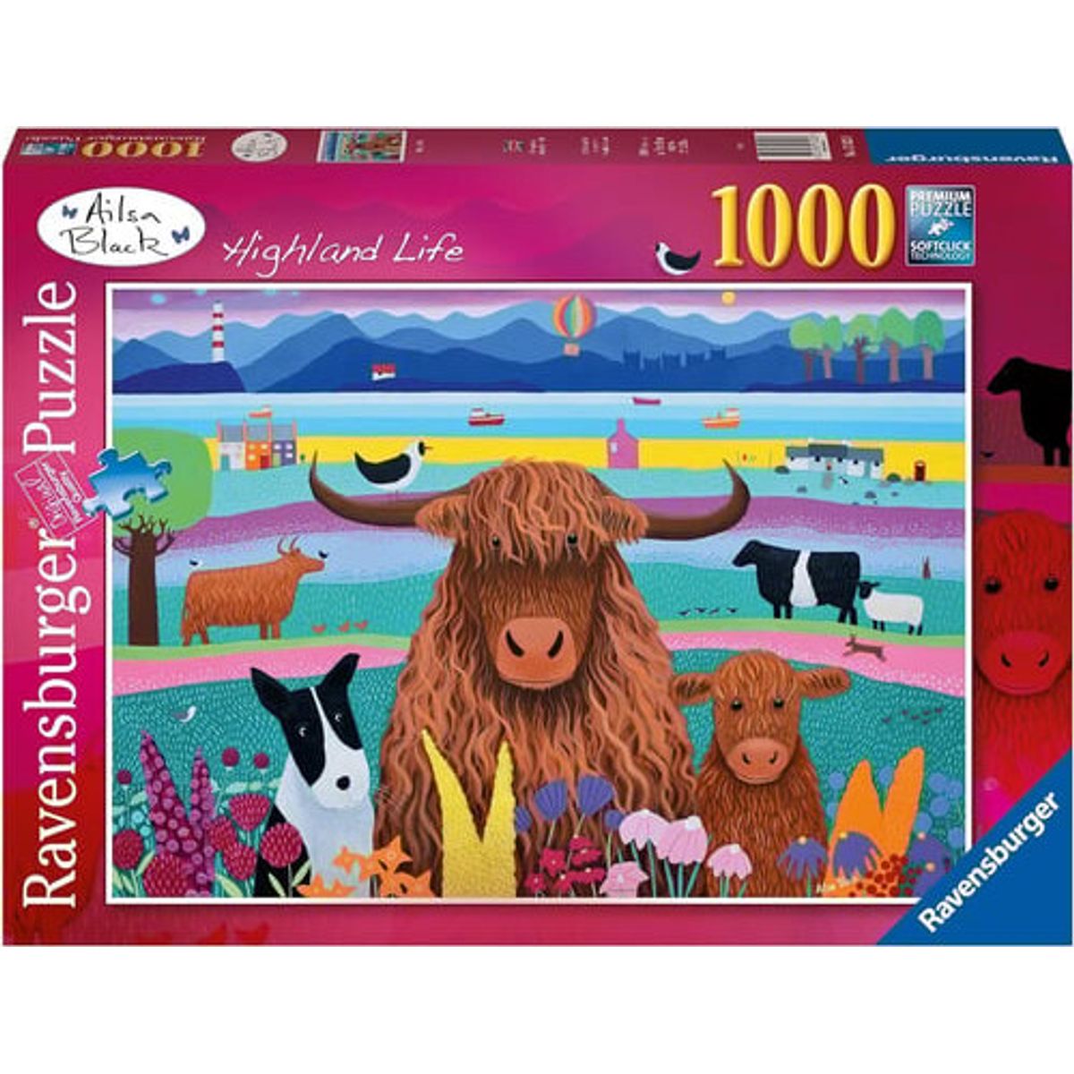 Ravensburger Puslespil - Highland Life - 1000 Brikker