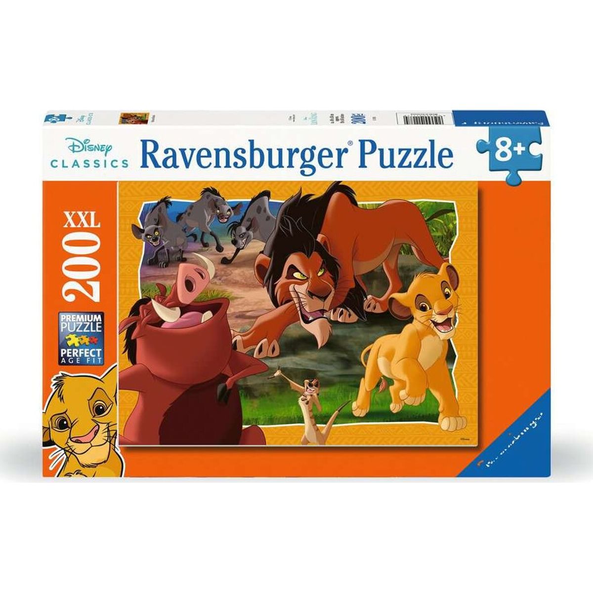 Løvernes Konge Puslespil - Disney Classics - 200 Xxl Brikker - Ravensburger