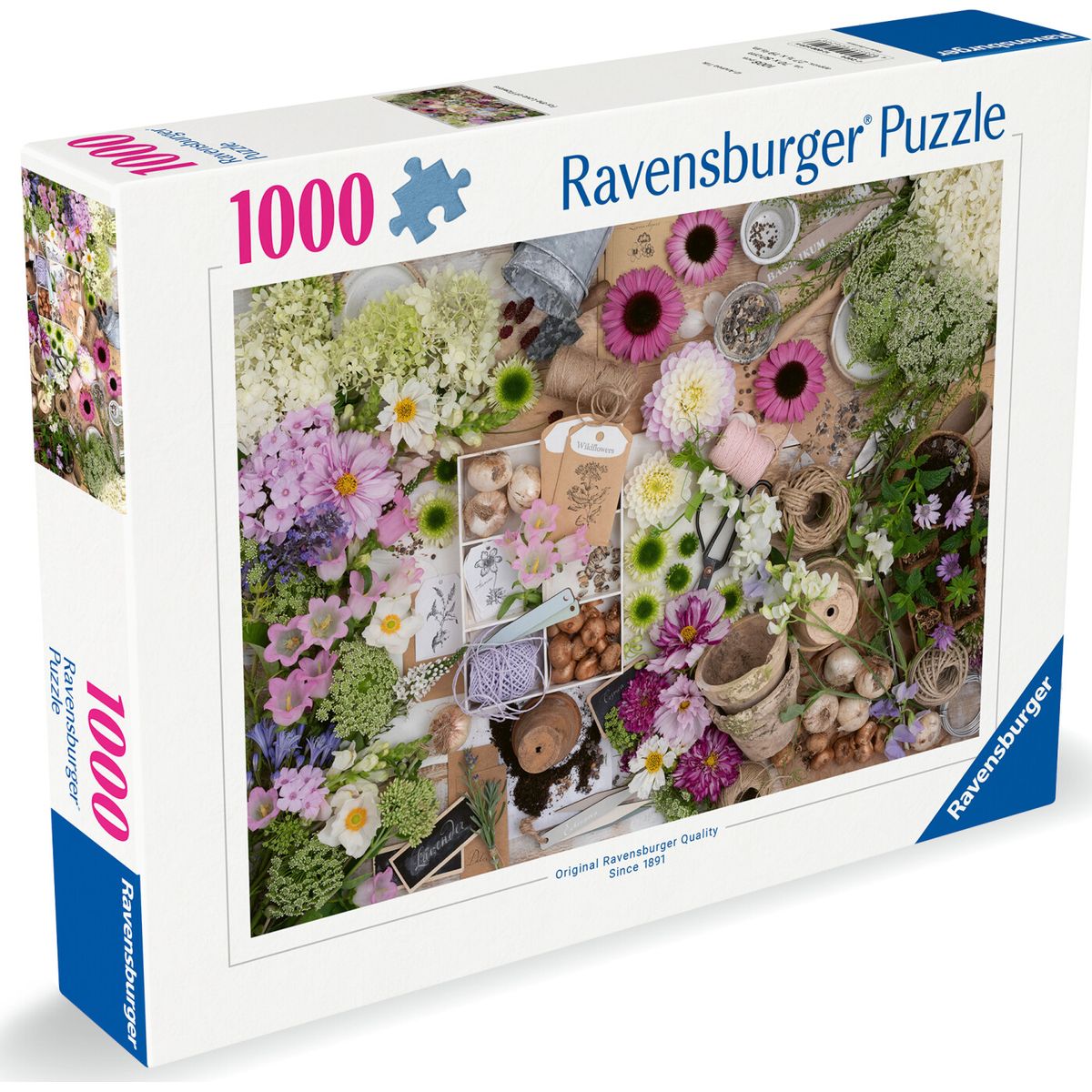 Ravensburger Puslespil - 1000 Brikker - Blomster Kærlighed