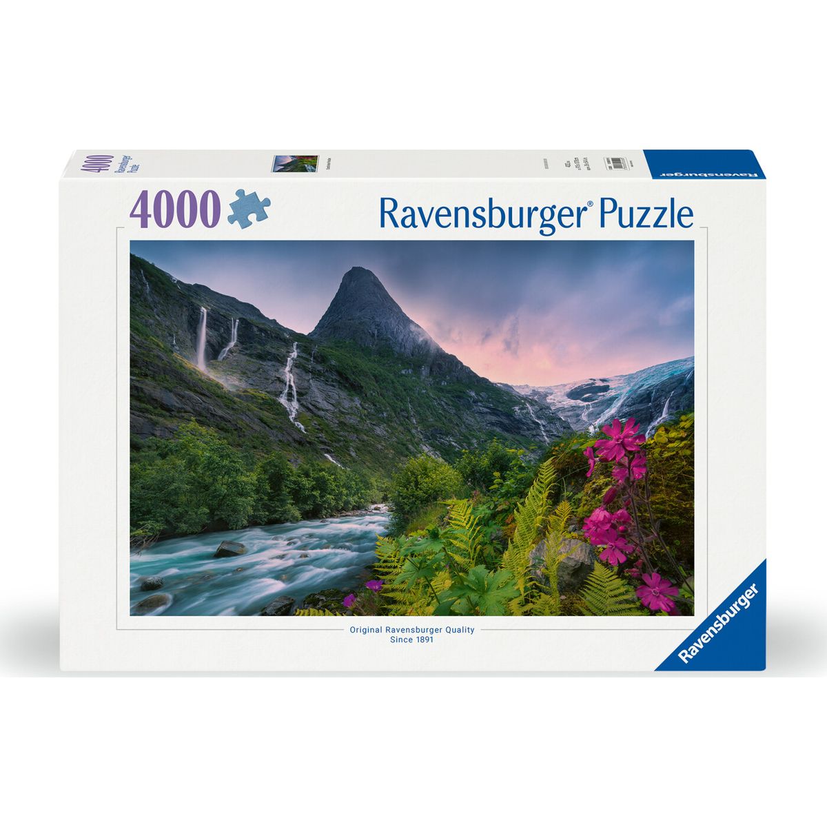 Ravensburger Puslespil - 4000 Brikker - Fantastisk Bjerglandskab