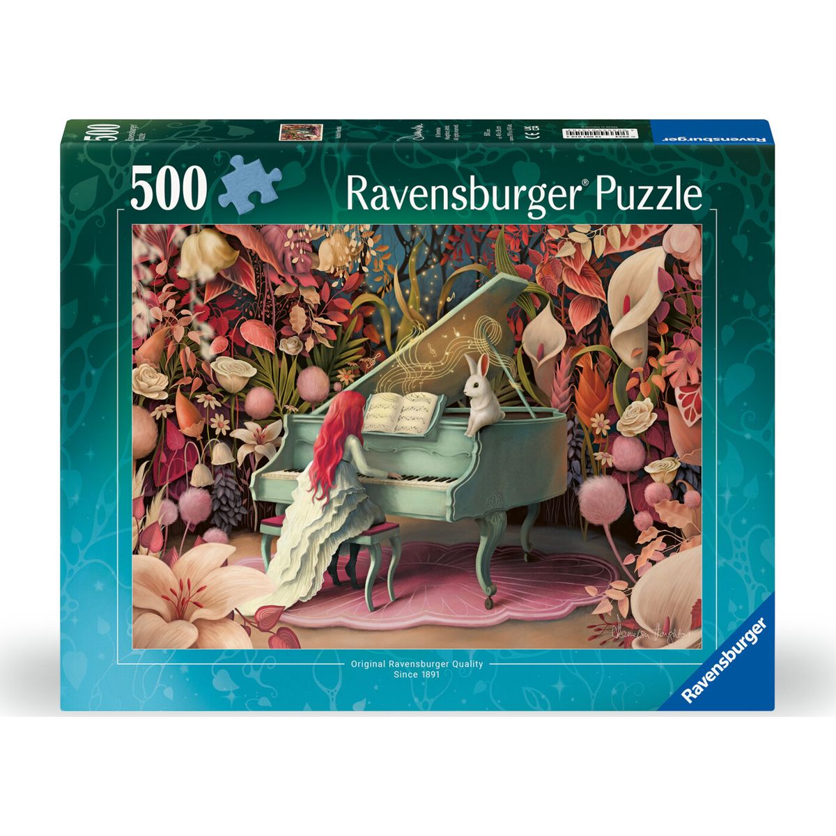 Ravensburger Puslespil - Rabbit Recital - 500 Brikker