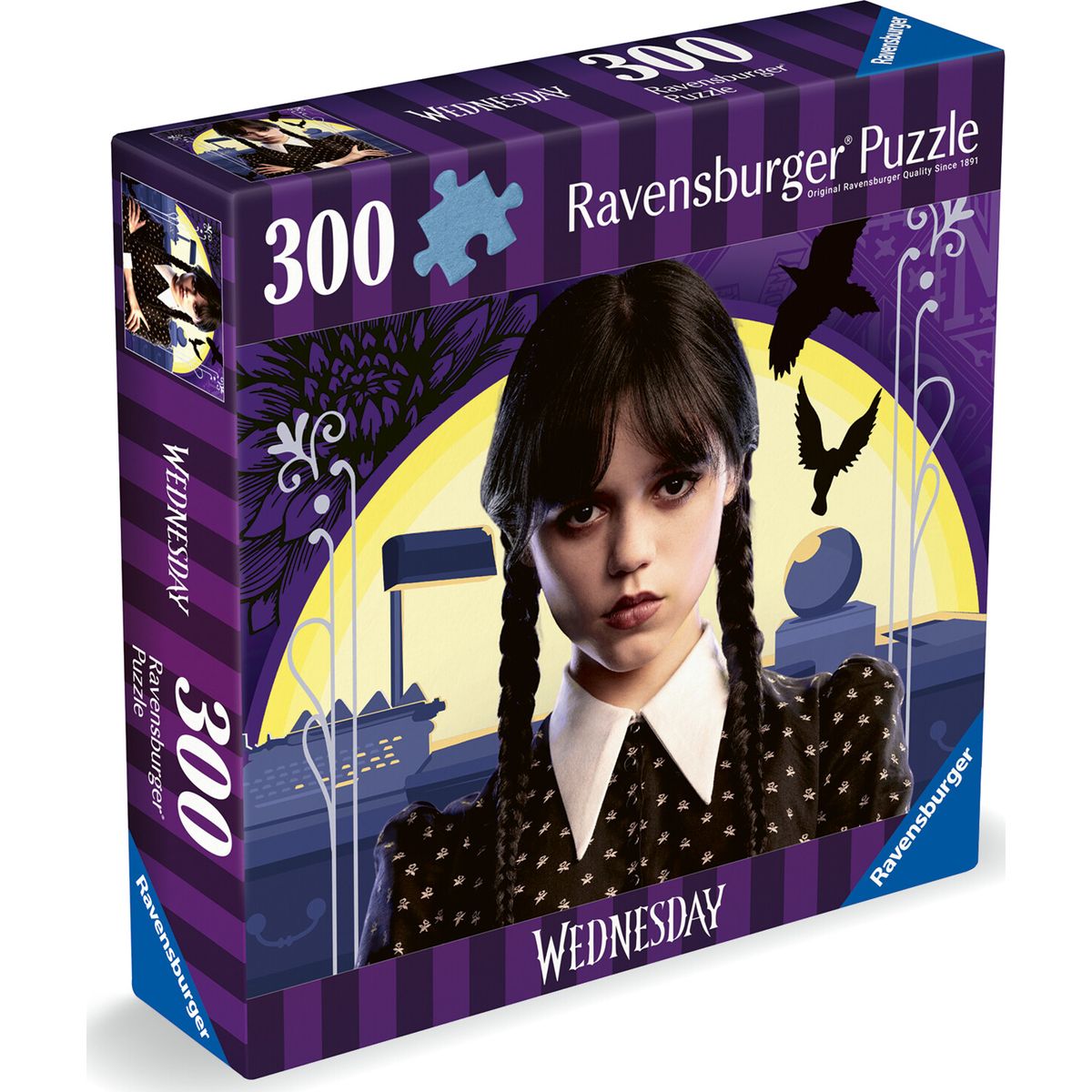 Ravensburger Puslespil - Wednesday - No Hug Zone - 300 Brikker