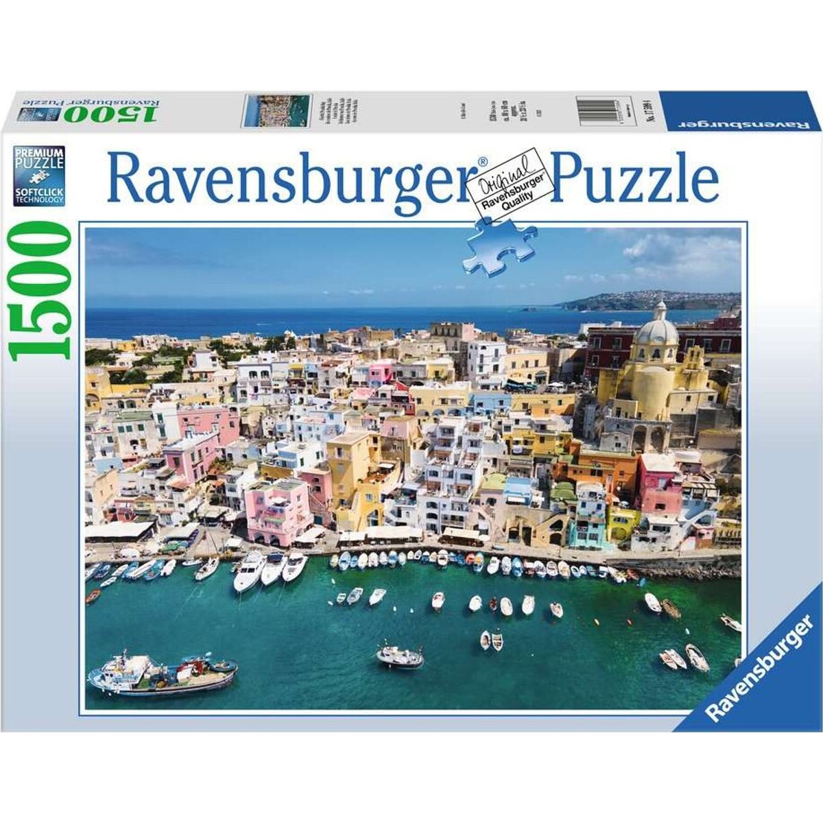 Ravensburger Puslespil - Procida Italien - 1500 Brikker