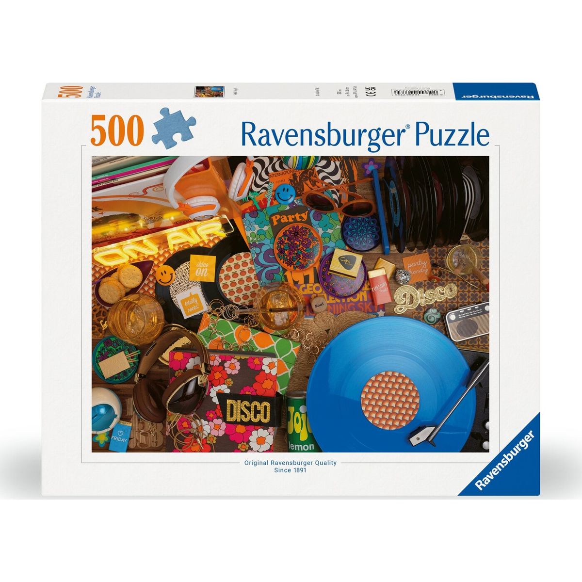 Ravensburger Puslespil - 500 Brikker - Vinyl Er Tilbage