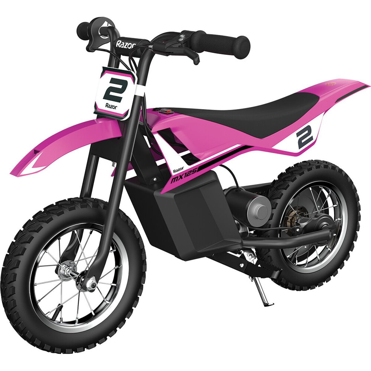 Razor - Mx125 Dirt Rocket Motorcrosser Til Børn - Pink Sort