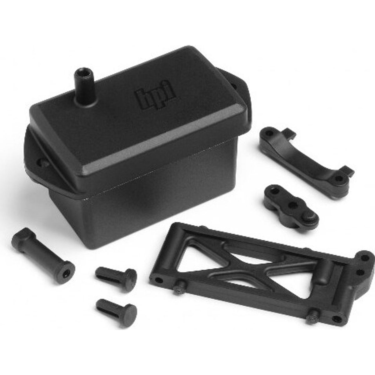 Receiver Box/upper Deck Parts Set - Hp100324 - Hpi Racing