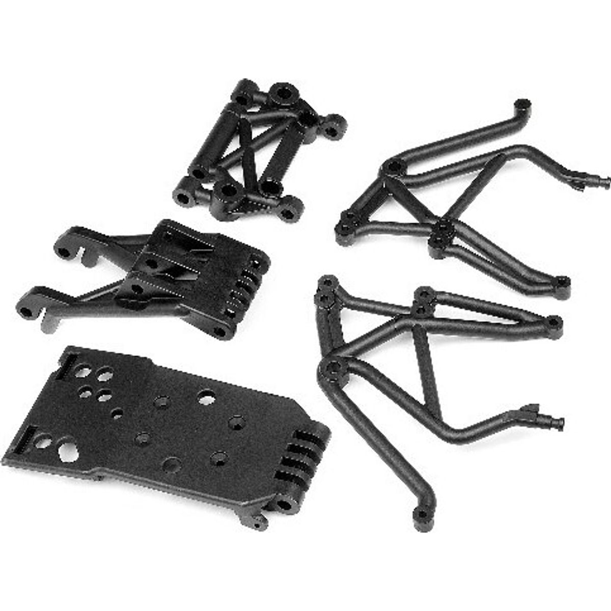 Rear Skid Plate Set - Hp106288 - Hpi Racing