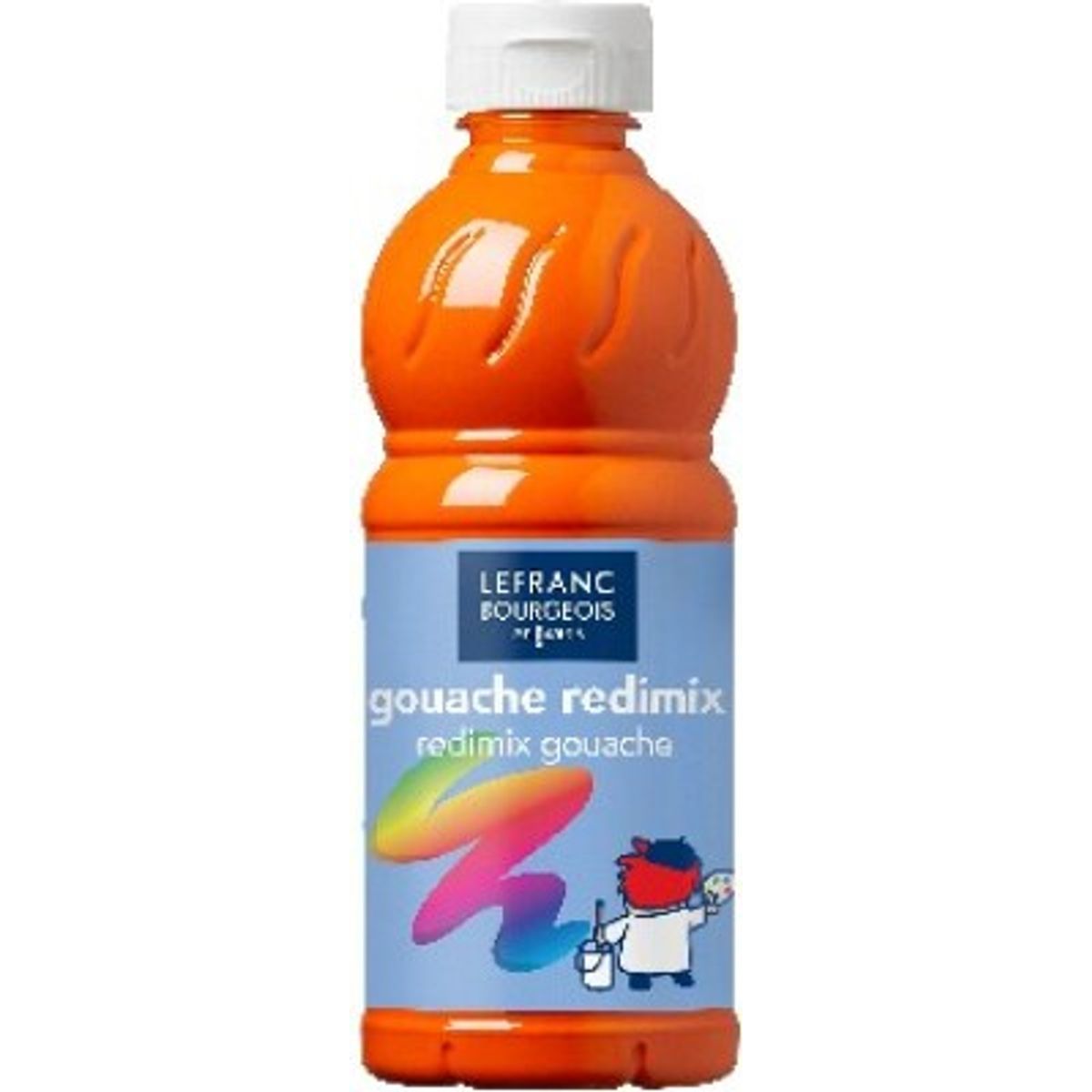 Lefranc & Bourgeois - Gouache Maling - Redimix - Brilliant Orange - 500 Ml