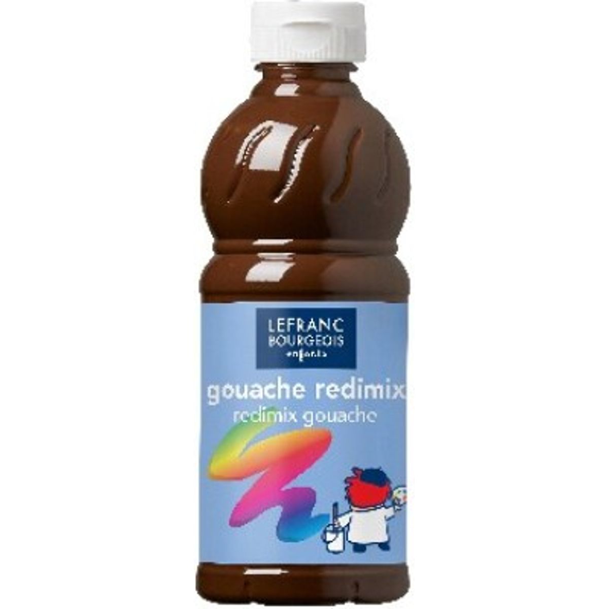 Lefranc & Bourgeois - Gouache Maling - Redimix - Burnt Umber - 500 Ml