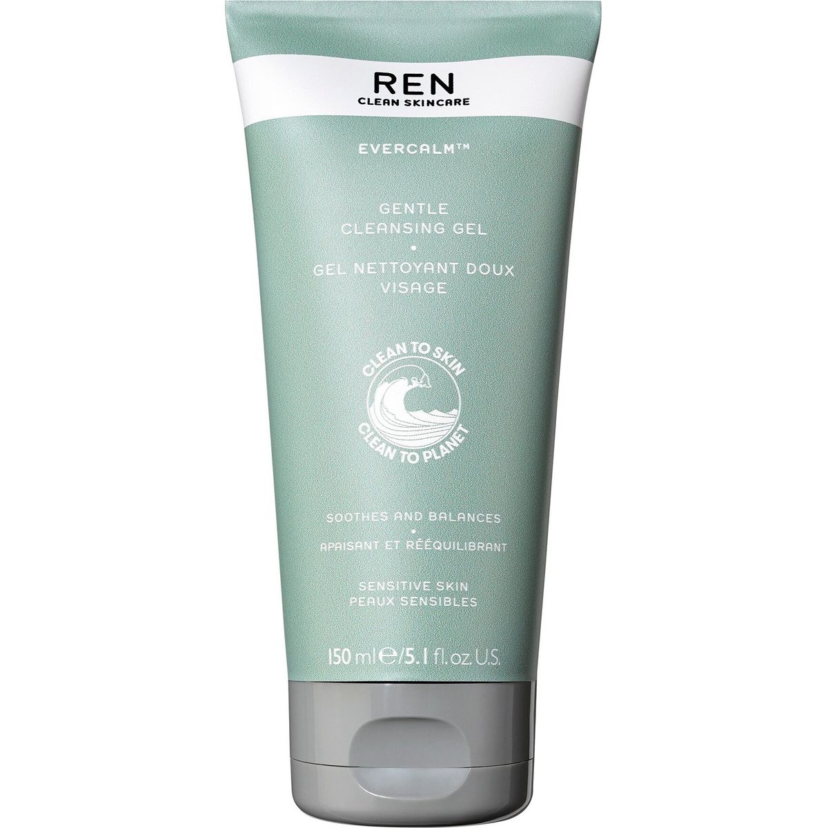 Ren - Evercalm Gentle Cleansing Gel 150 Ml